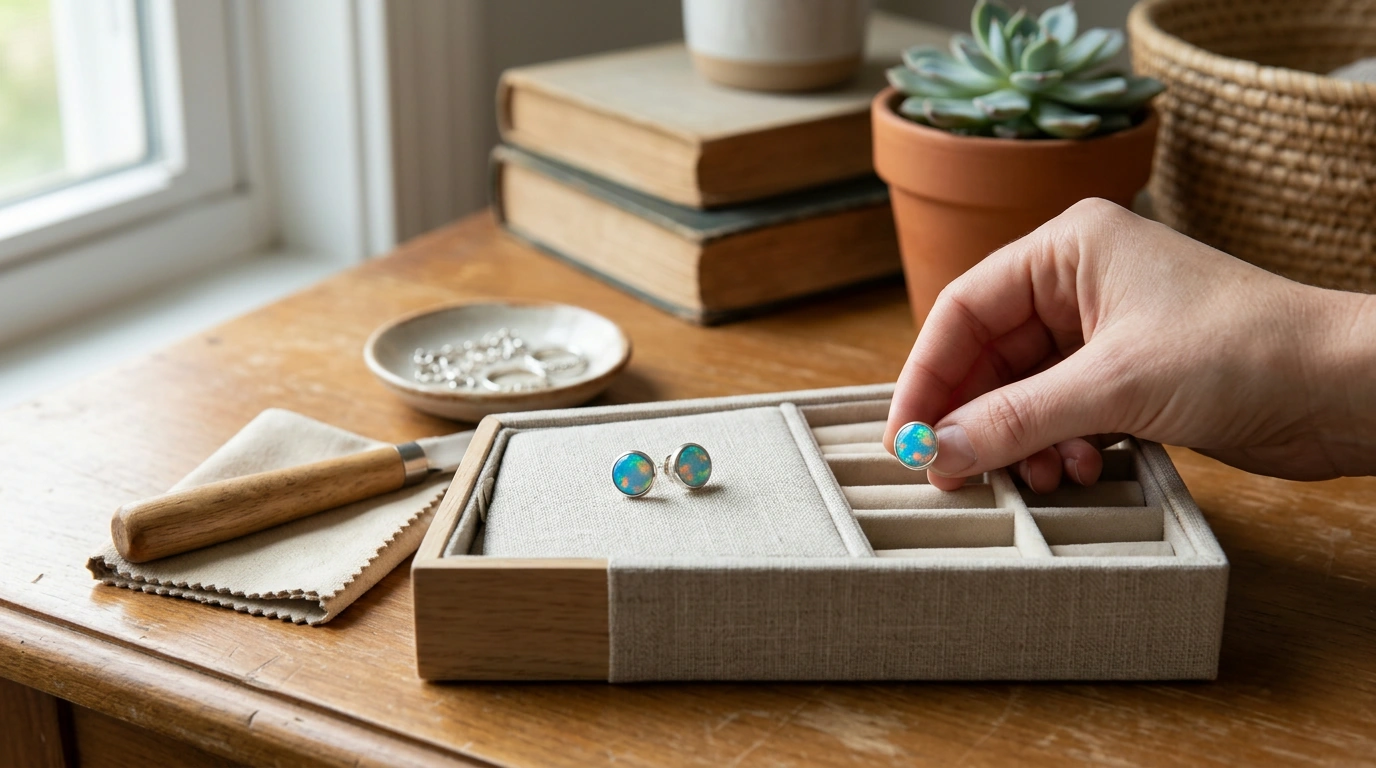 Sterling Silver Opal Earrings: Where to Find Them